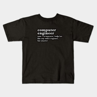 Computer engineer - dictionary definition Kids T-Shirt